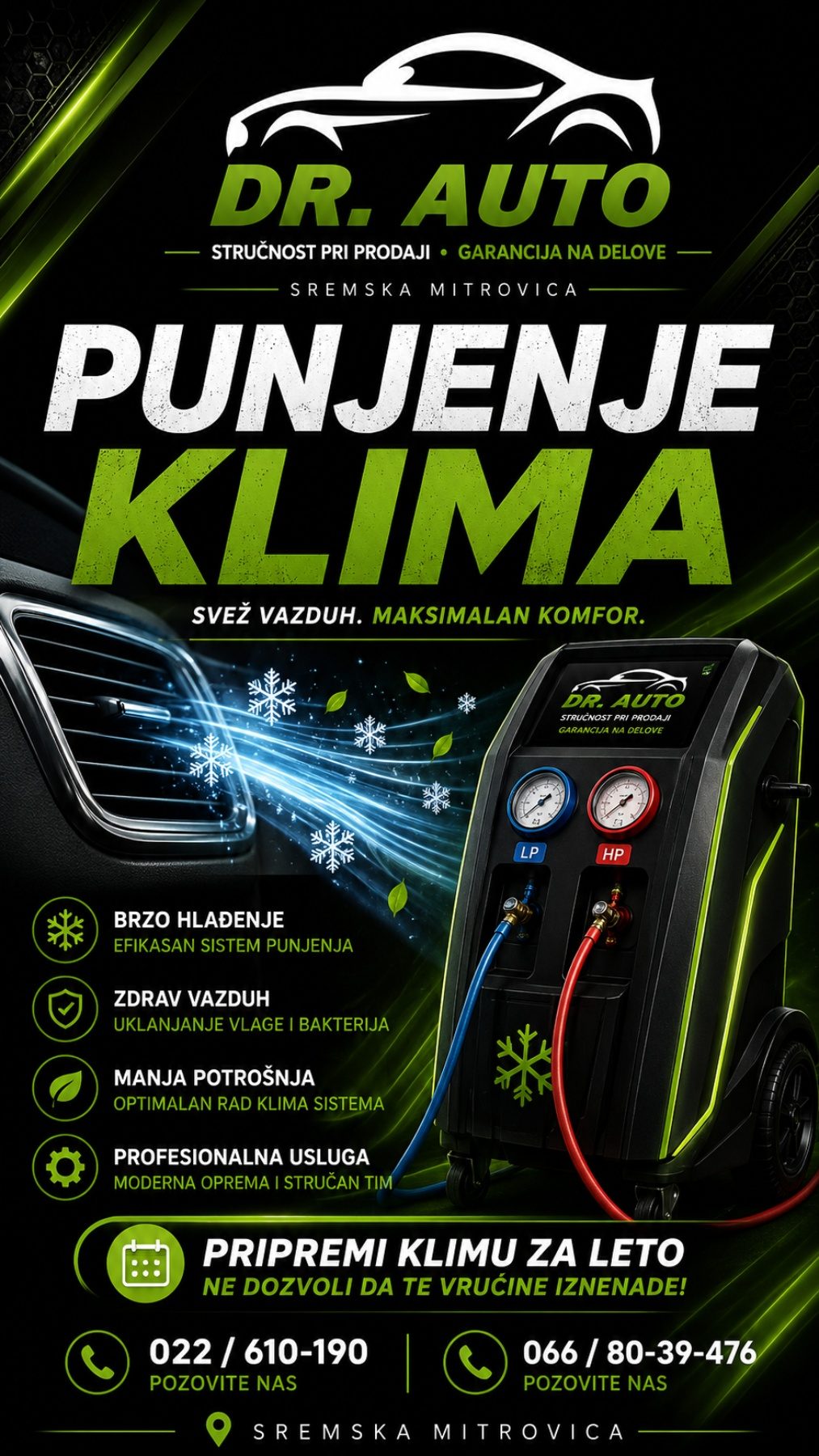 Punjenje klima — DR. AUTO